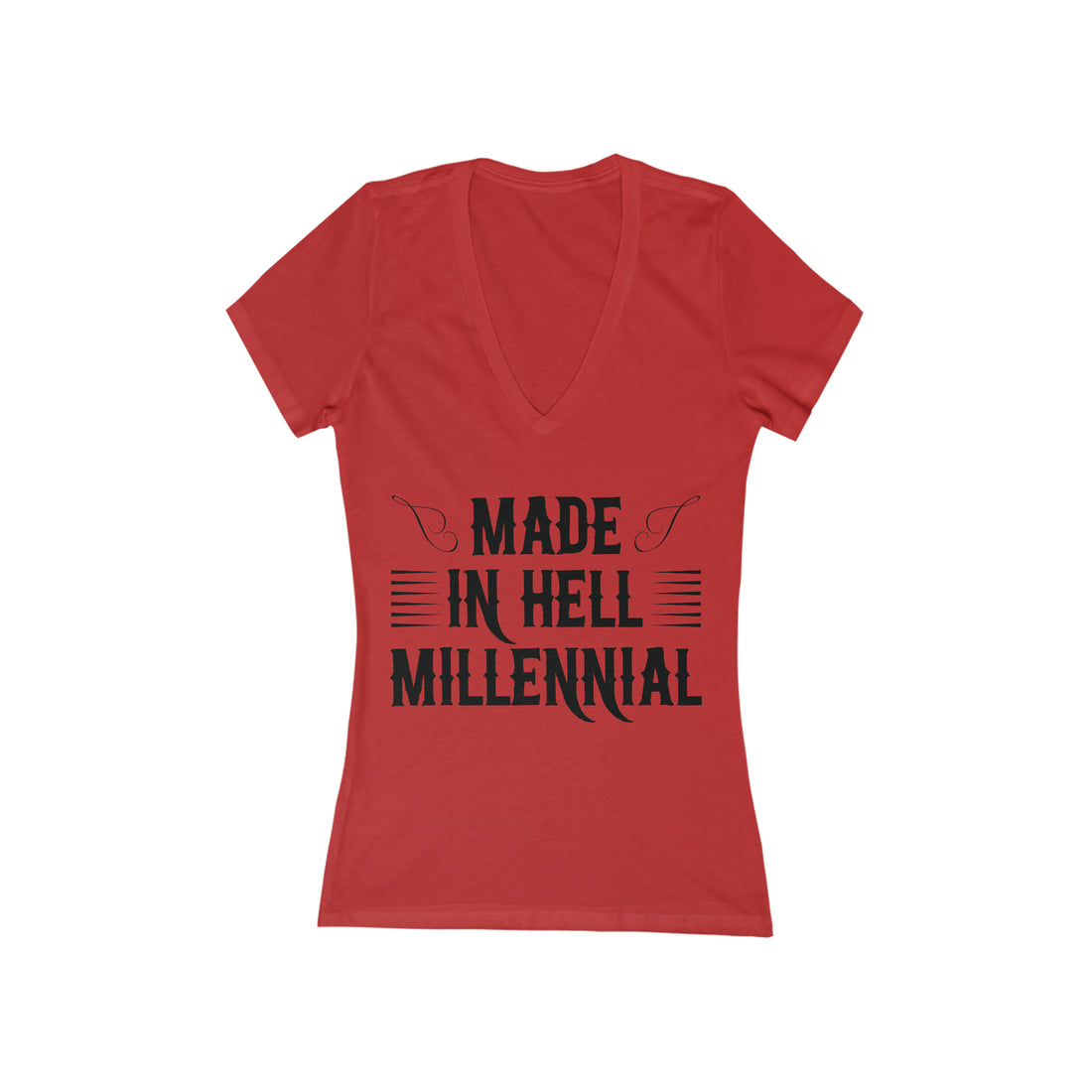 Women's Jersey Millennial V-Neck Tee