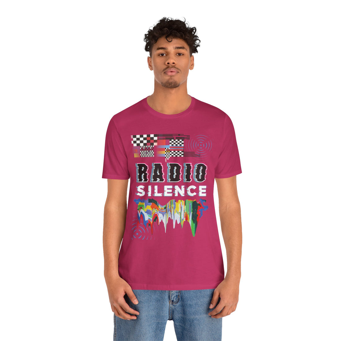 Radio Silence Typography Unisex Jersey Tee