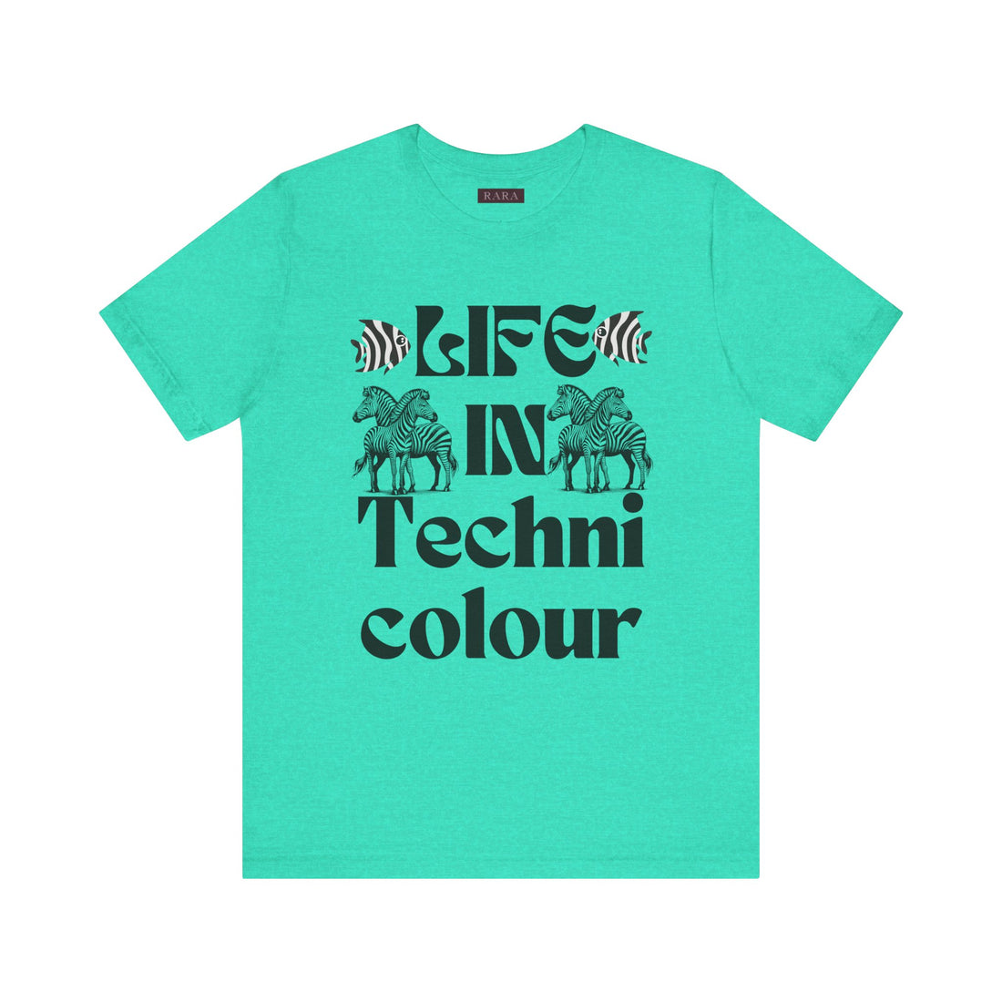 Life In Colour Typography Unisex Jersey Tee