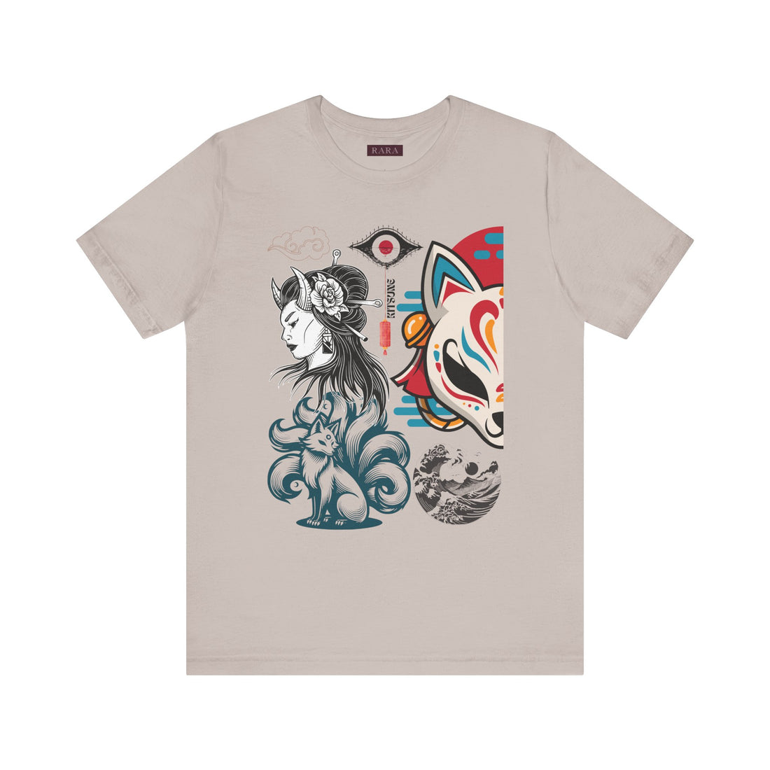 Japanese Kitsune Unisex Jersey Tee