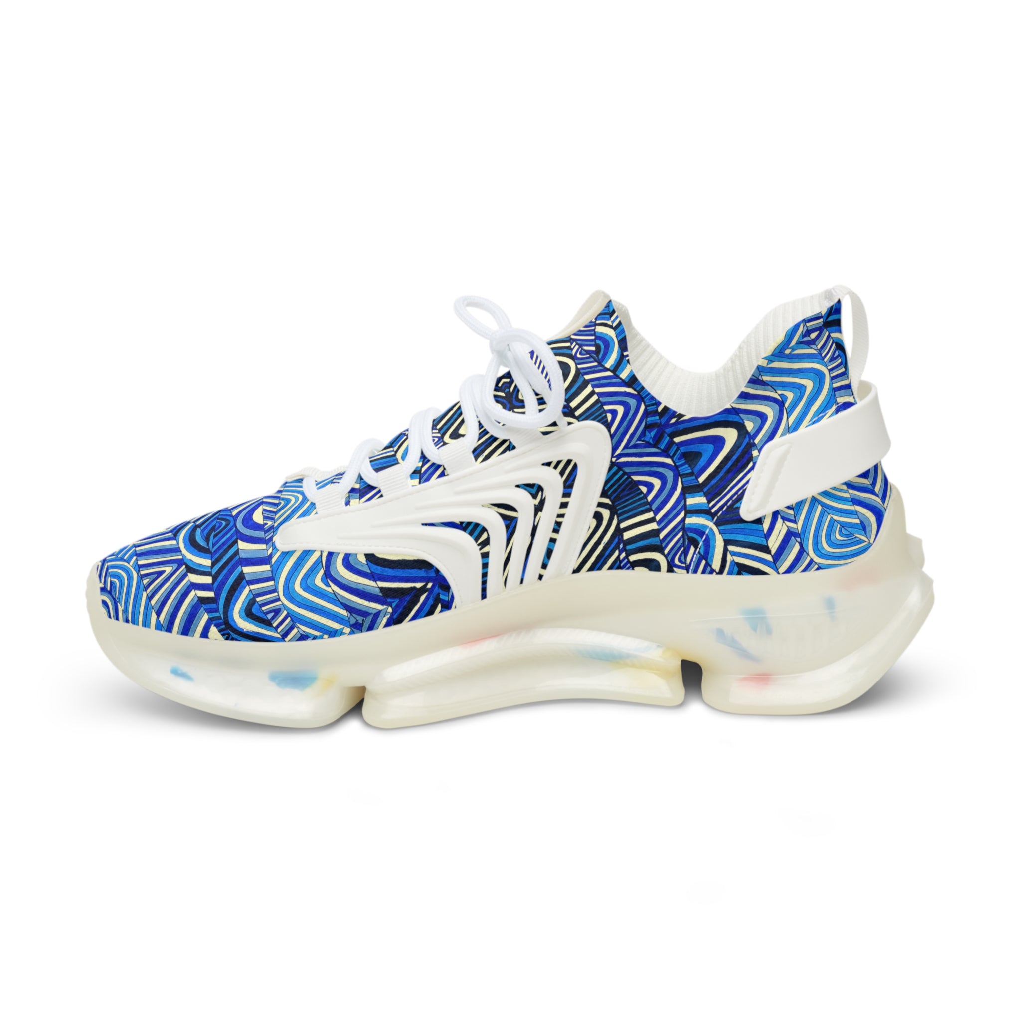 Cream Sonic OTT Men's Mesh Knit Sneakers