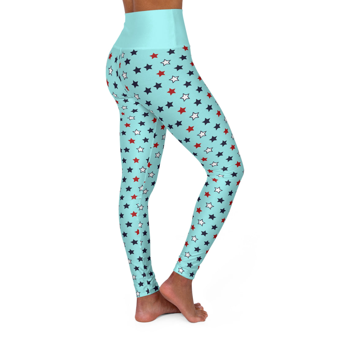 Icy Blue Stargirl Yoga Leggings