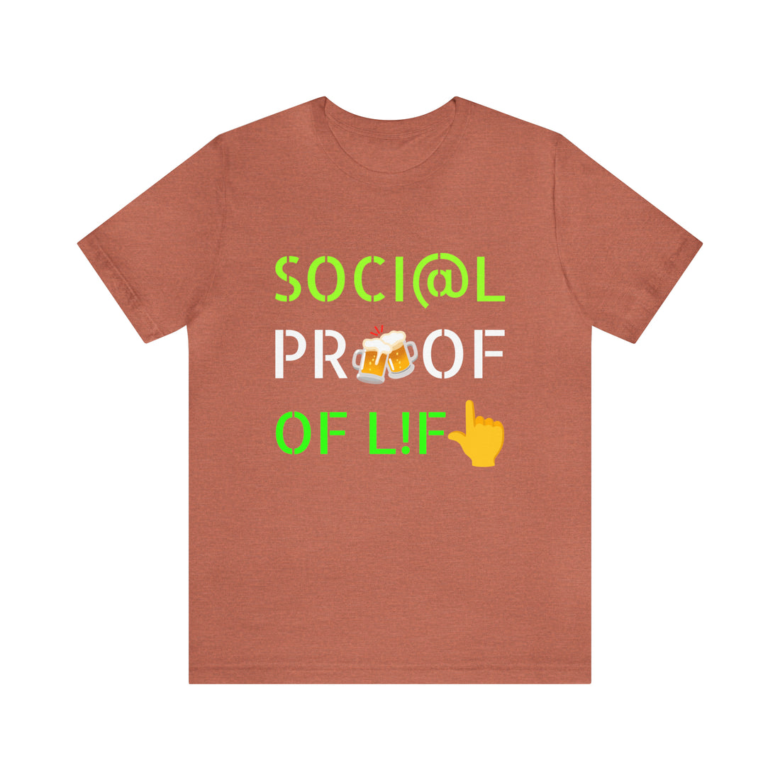 Unisex Social Proof Jersey Tee