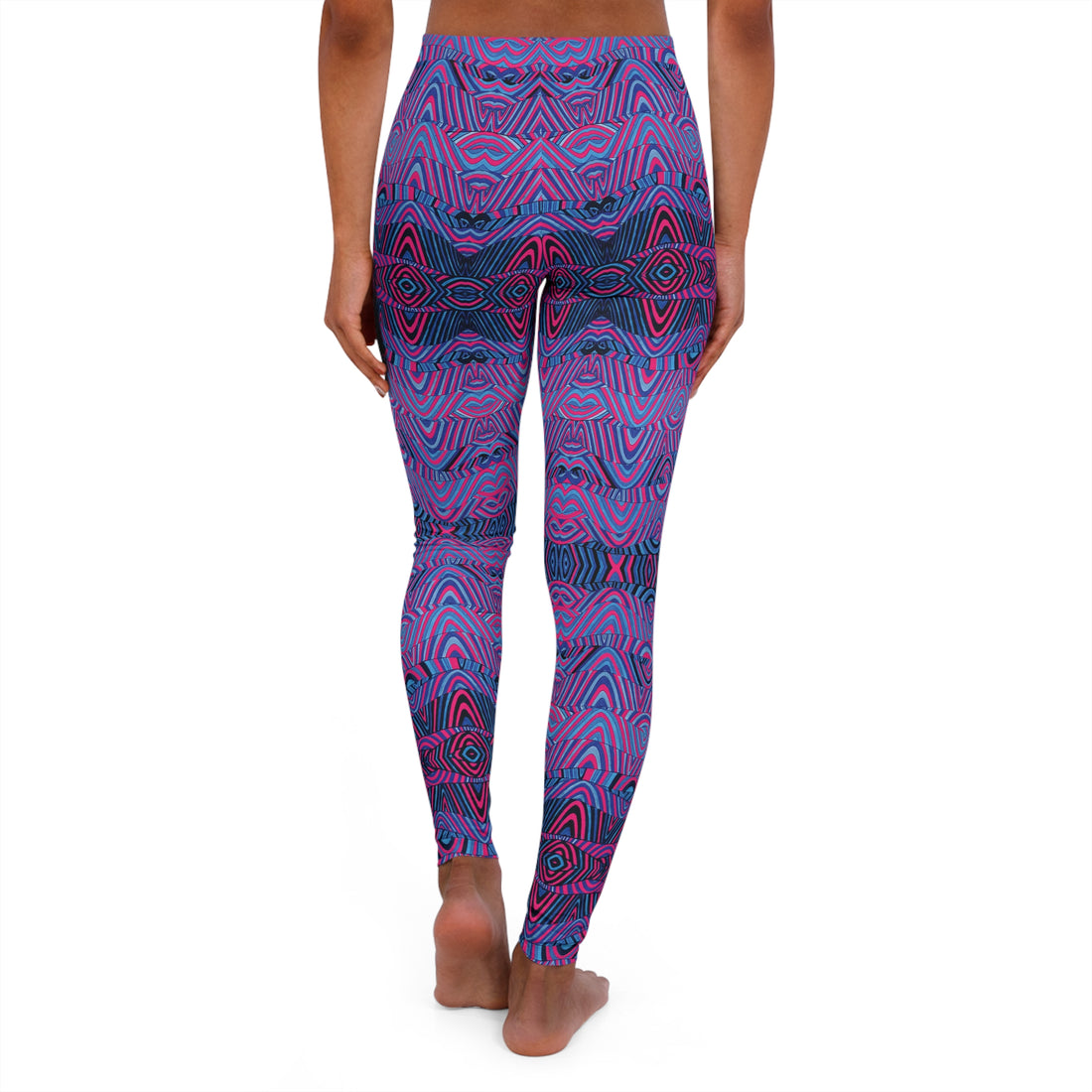 Hot Pink Sonic Spandex Leggings