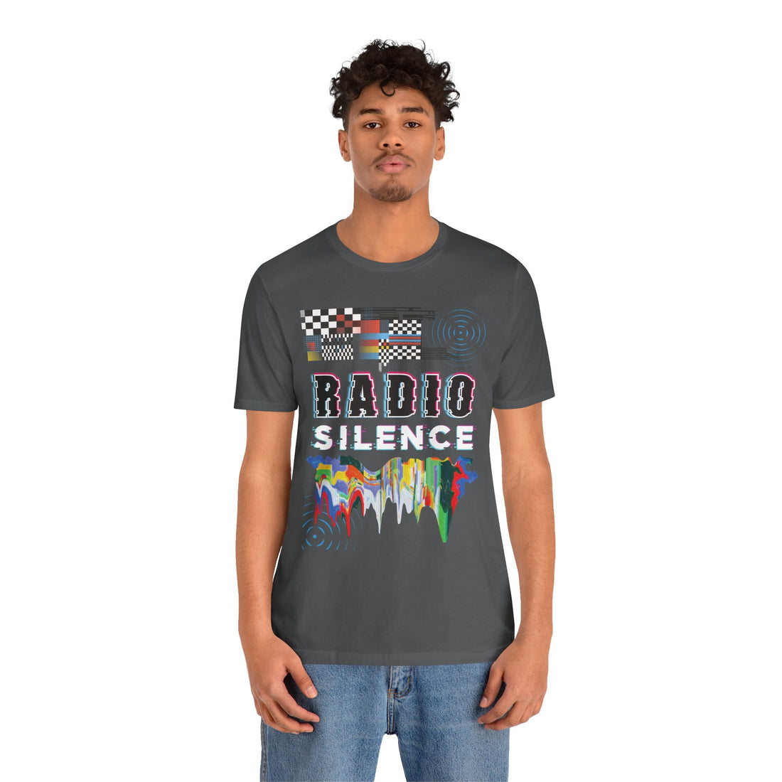 Radio Silence Typography Unisex Jersey Tee