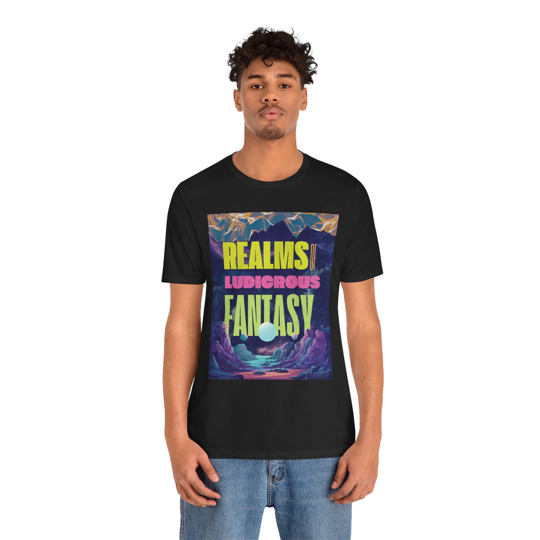 Fantasy Typography Unisex Jersey Tee