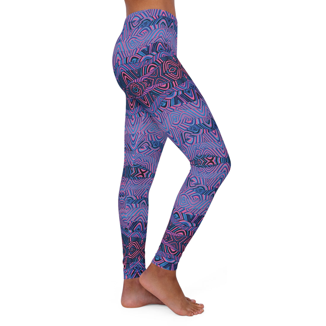 Rose Sonic Spandex Leggings