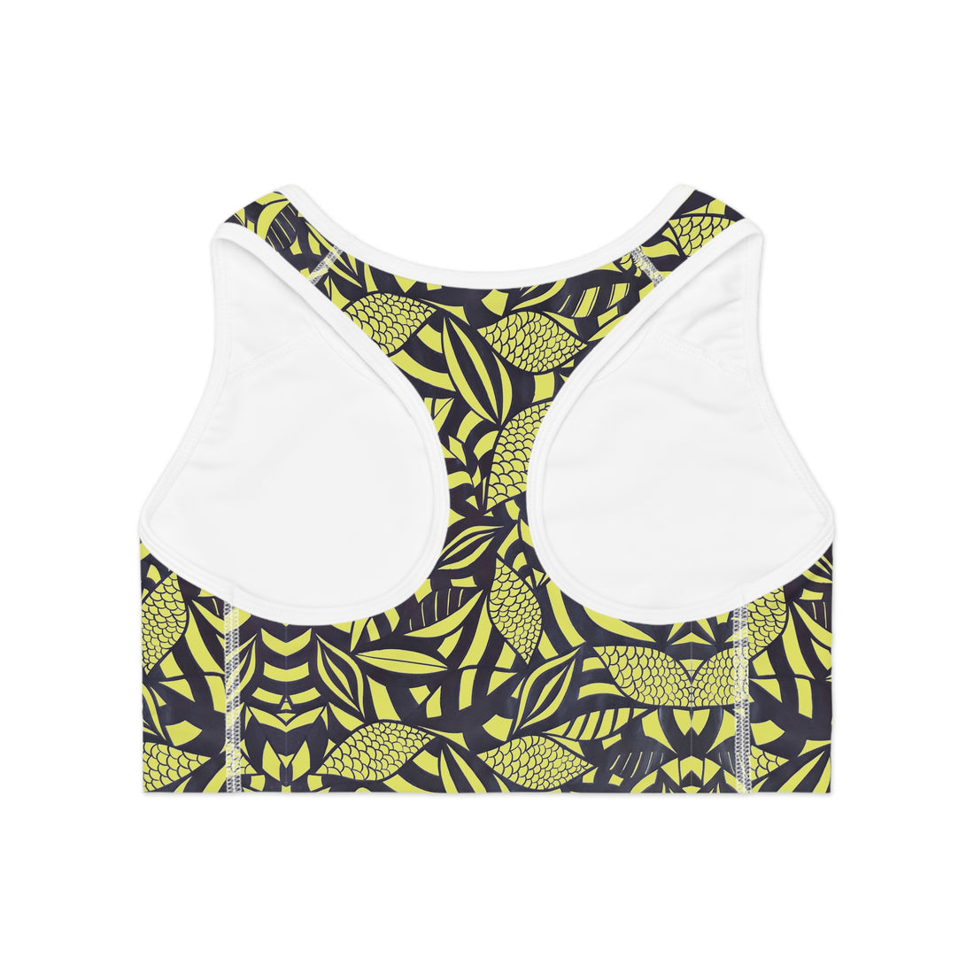 Canary Tropical Minimalist Racerback (AOP) Sports Bra