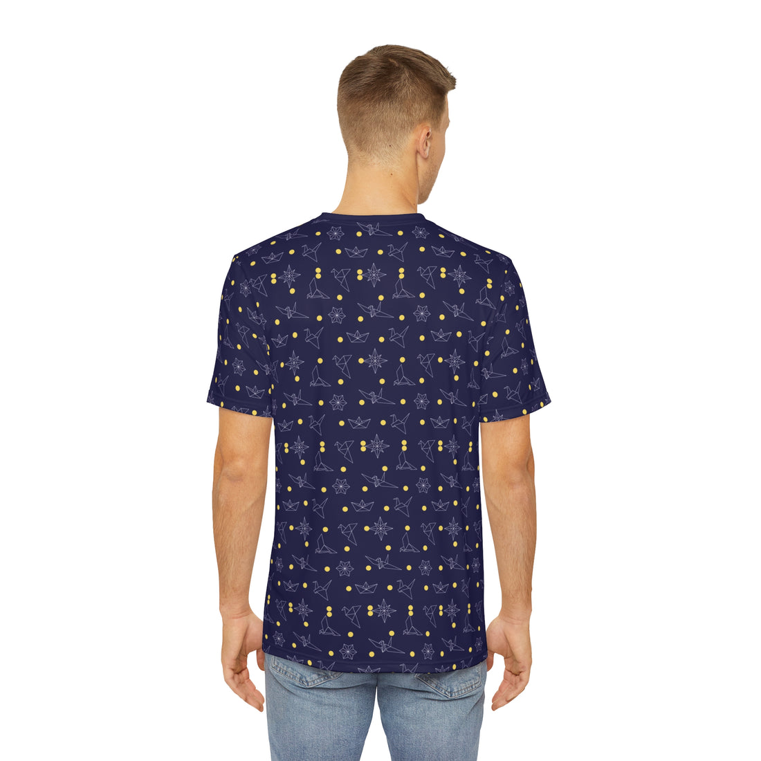 Ink Origami Men's Polyester Tee (AOP)