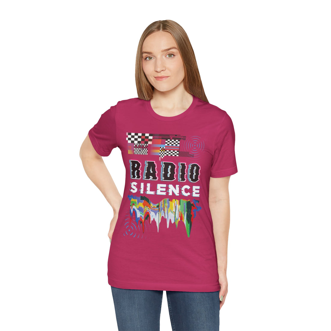 Radio Silence Typography Unisex Jersey Tee