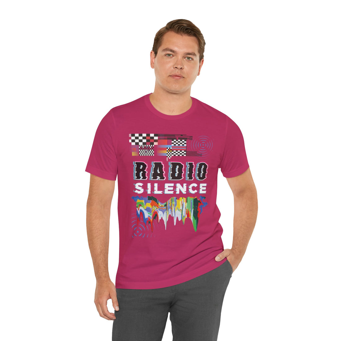 Radio Silence Typography Unisex Jersey Tee