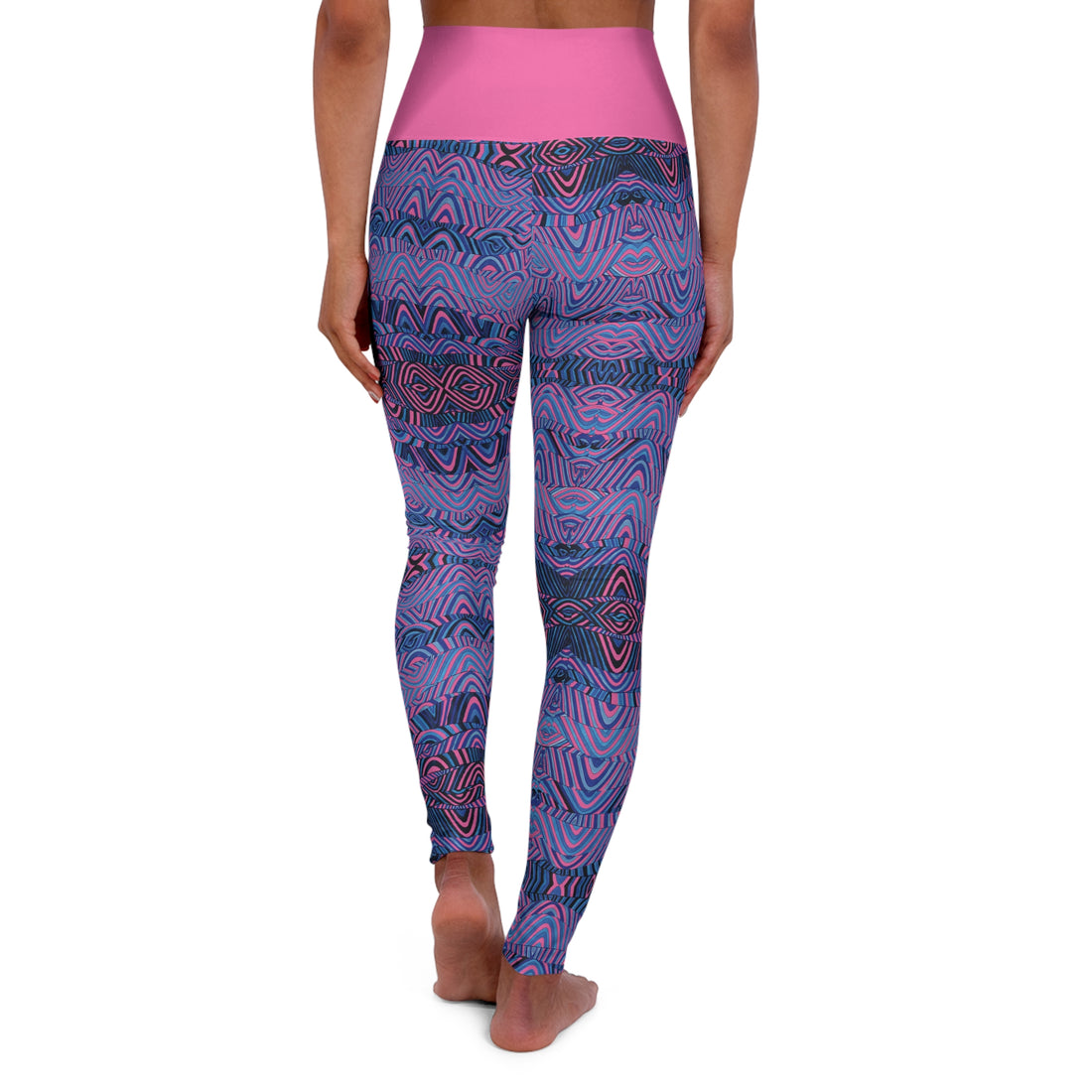 Rose Sonic Yoga Leggings