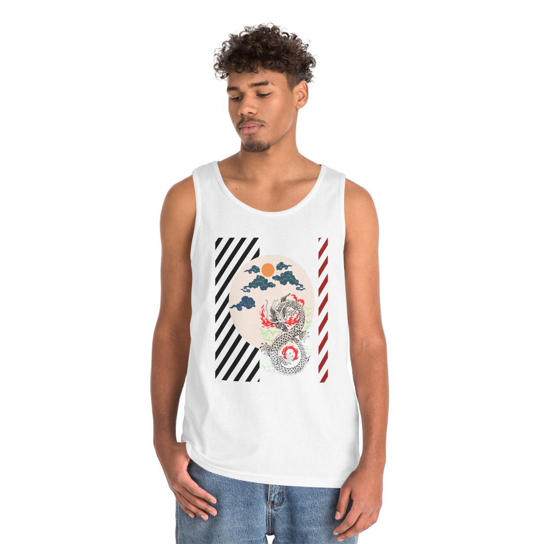 Oriental Dragon Unisex Tank Top