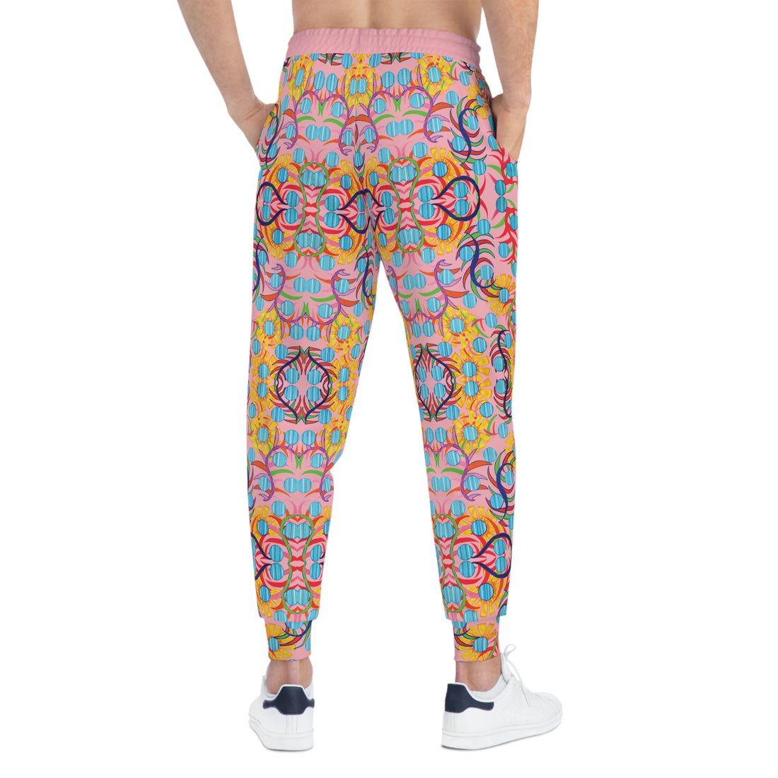 Blush AOP Sunflower Print Joggers