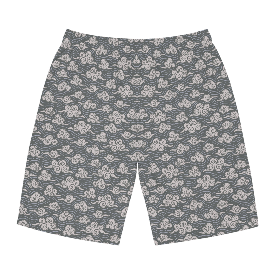 Ash Oriental Clouds Men's Board Shorts (AOP)