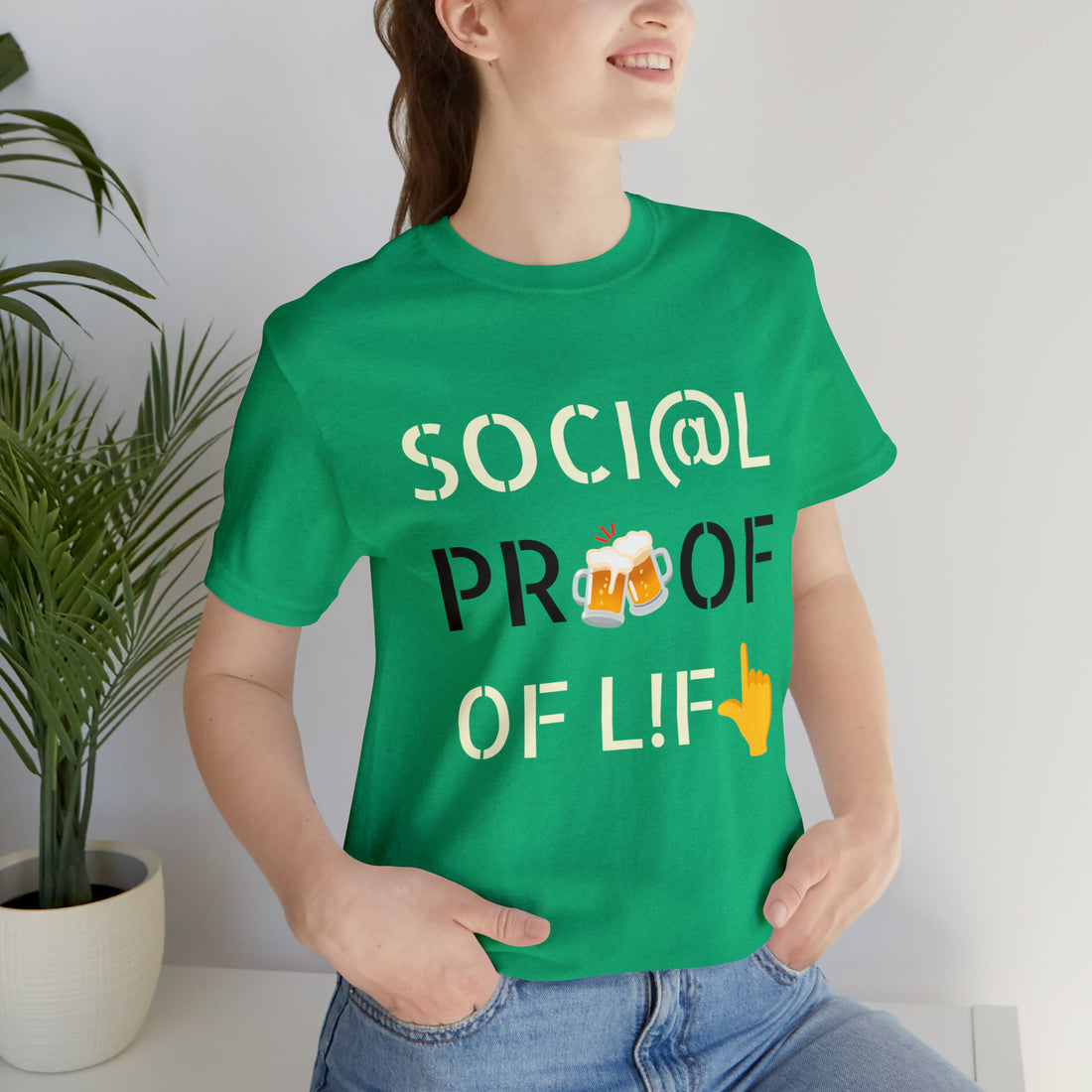 Unisex Social Proof Jersey Tee