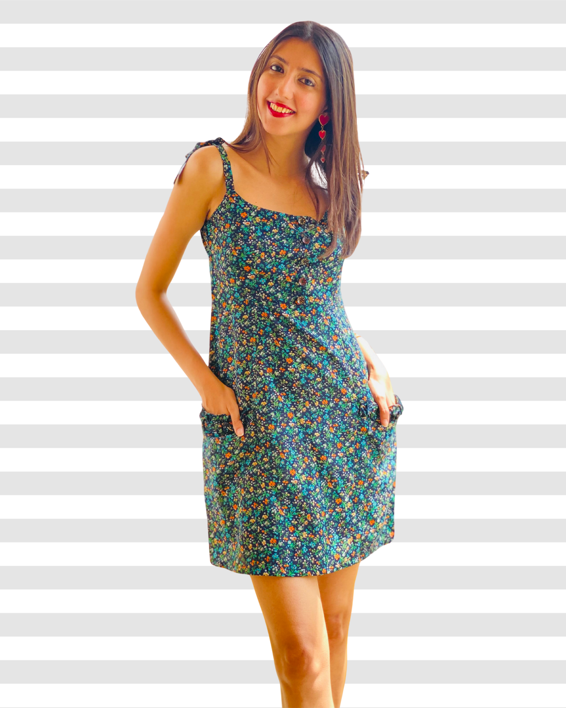 Pocketful of Posies Ditsy Floral Meadow Dress