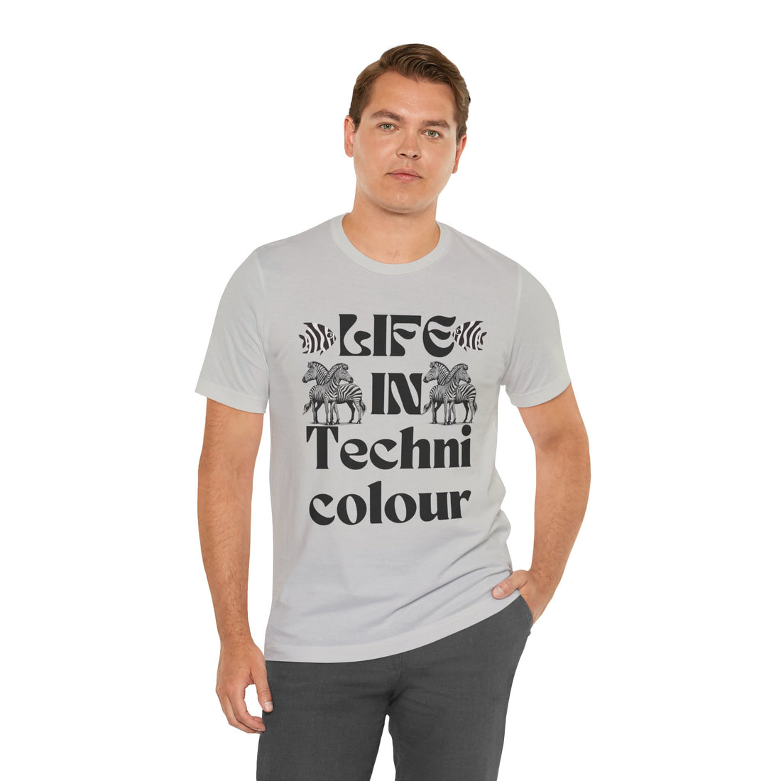 Life In Colour Typography Unisex Jersey Tee