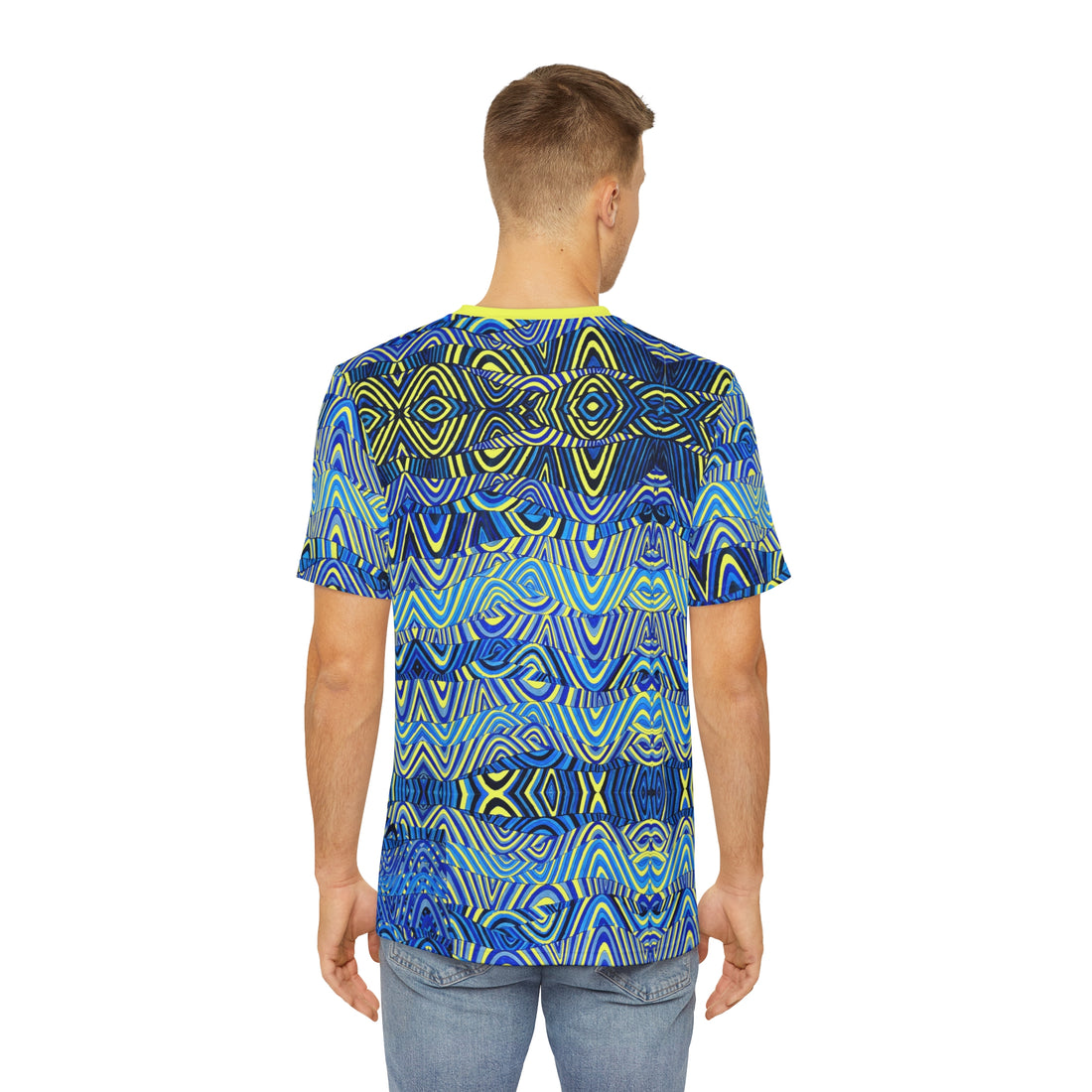 Canary Sonic Men's Polyester Tee (AOP)