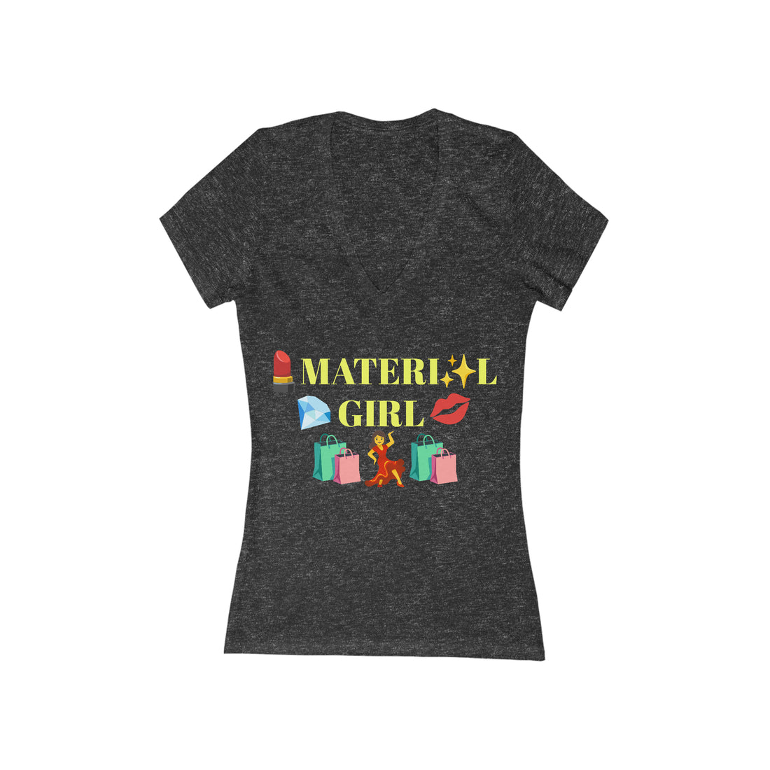 Women's Jersey Material Girl V-Neck Tee