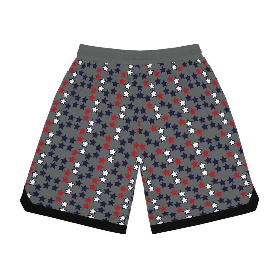 Ash Grey Stardom Basketball Rib Shorts (AOP)