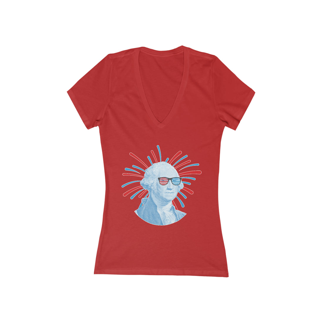 Women's Jersey  V-Neck Tee