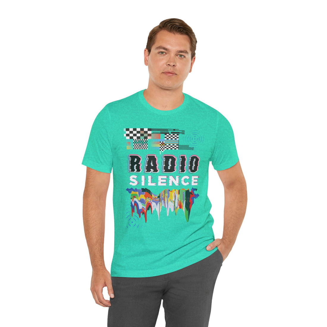 Radio Silence Typography Unisex Jersey Tee