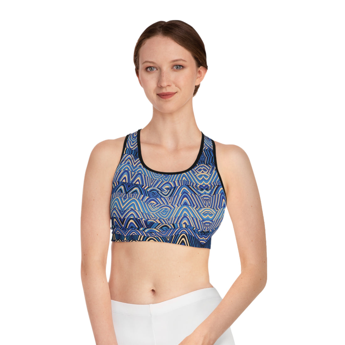 Tuscan Sonic (AOP) Racerback Sports Bra