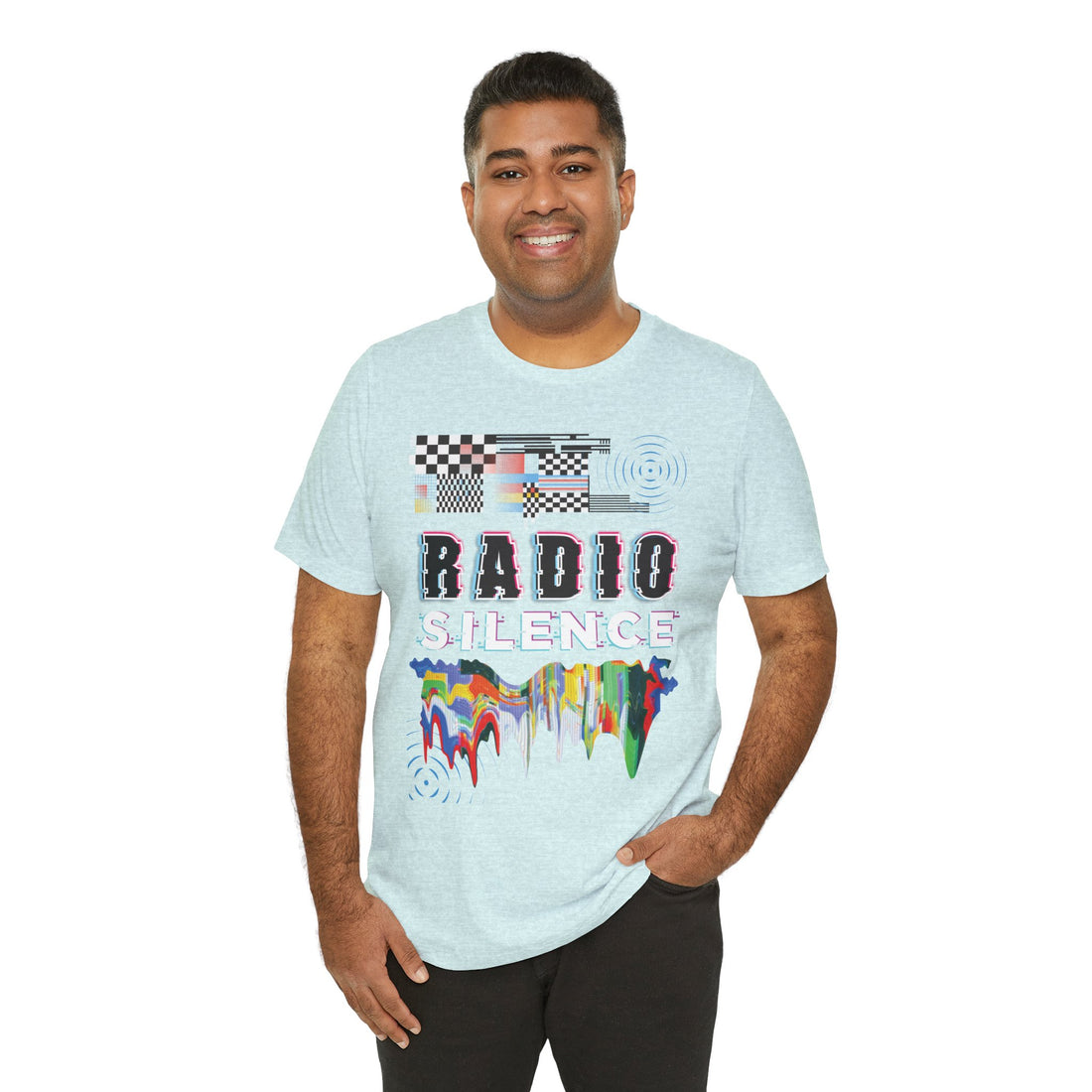 Radio Silence Typography Unisex Jersey Tee