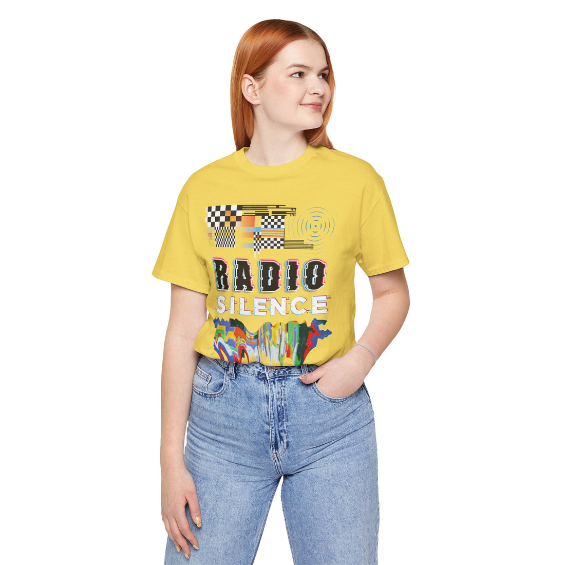 Radio Silence Typography Unisex Jersey Tee