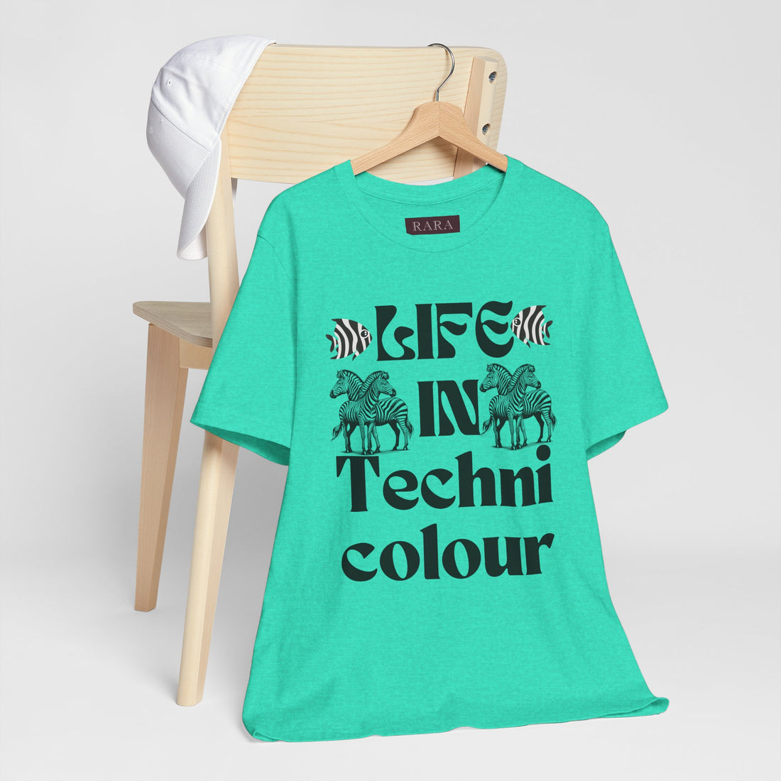 Life In Colour Typography Unisex Jersey Tee