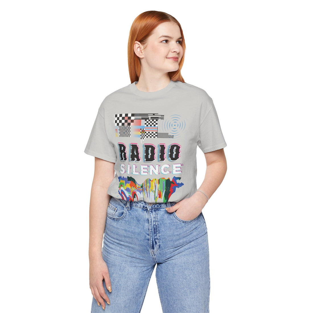 Radio Silence Typography Unisex Jersey Tee