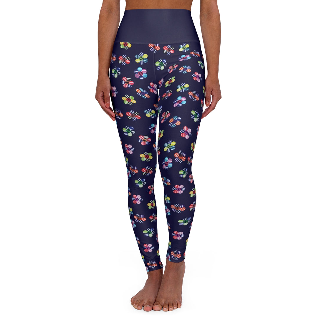 Ink Candy Floral Sports Bra & Yoga Leggings Bundle