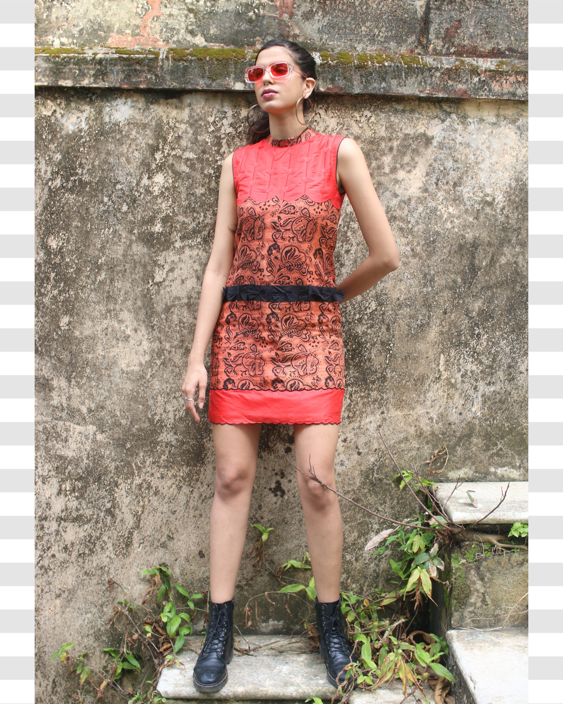 Agnija Handloom Linen Dress