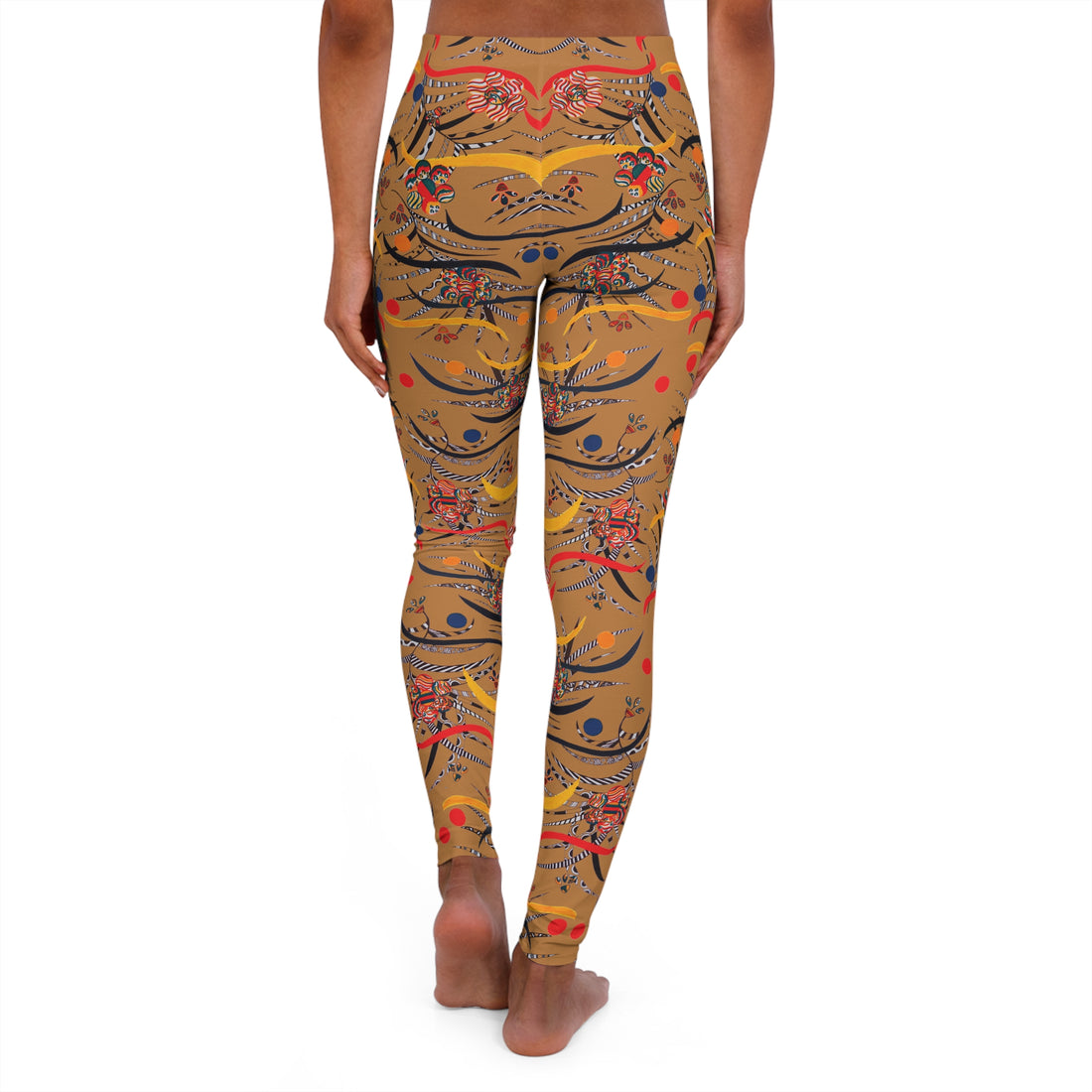 Tussock Wilderness Print Spandex Leggings