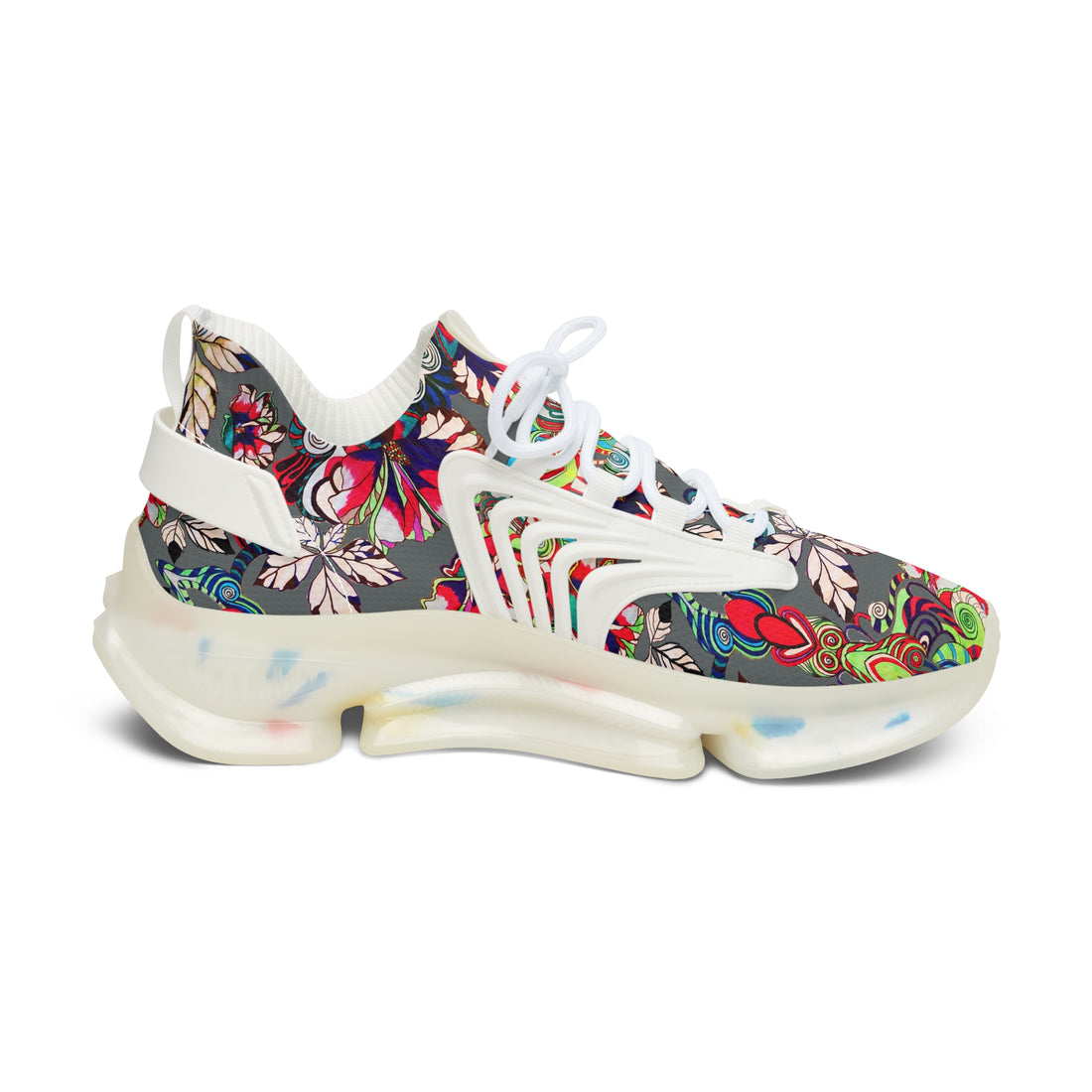 Ash Floral Pop OTT Women's Mesh Knit Sneakers