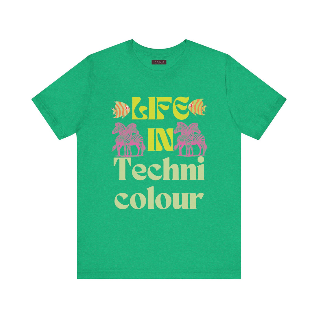 Life In Colour Typography Unisex Jersey Tee