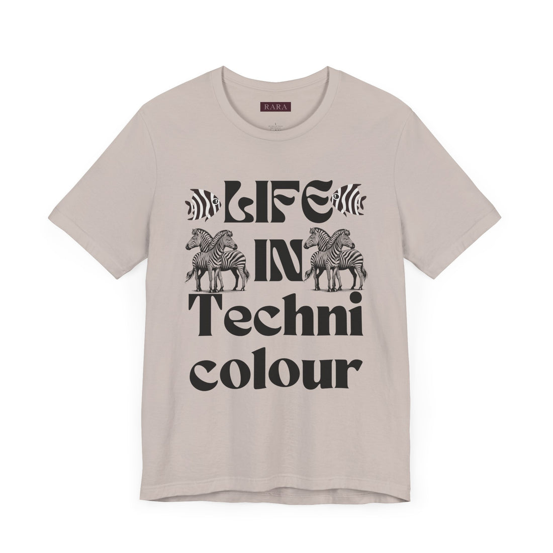 Life In Colour Typography Unisex Jersey Tee