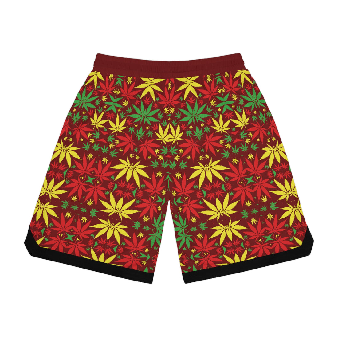 Auburn Rasta Toned  Basketball Rib Shorts (AOP)