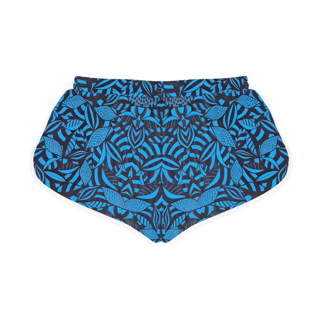 Aqua Tropical Minimalist Relaxed Shorts