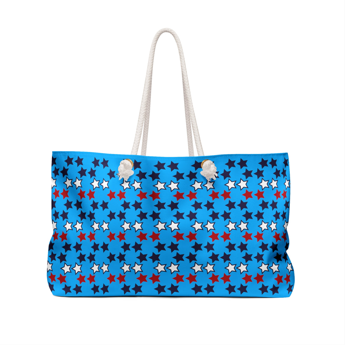 Aqua Starry Weekender Tote Bag