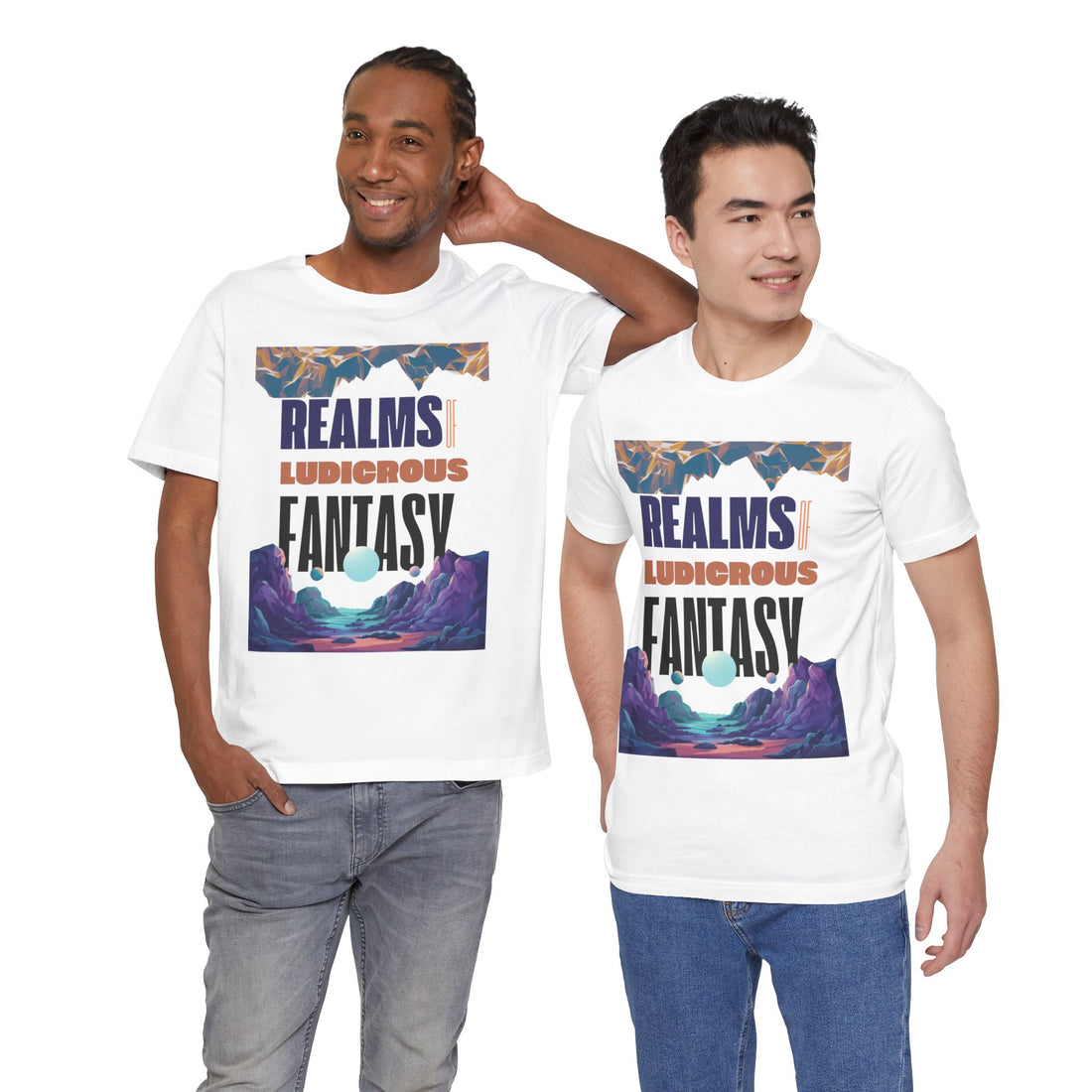 Fantasy Typography Unisex Jersey Tee