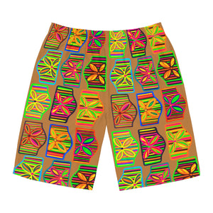 Tussock Deco Print Men's Board Shorts (AOP)