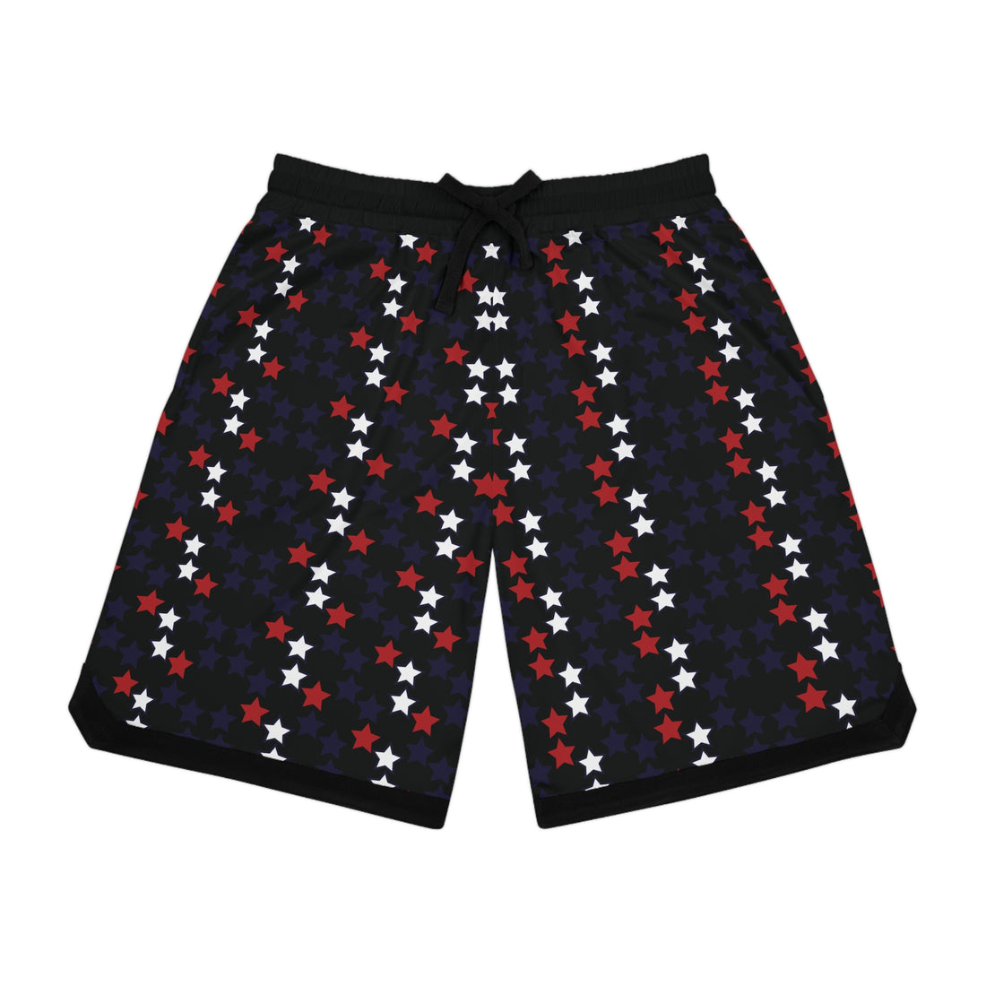 Black Stardom Basketball Rib Shorts (AOP)