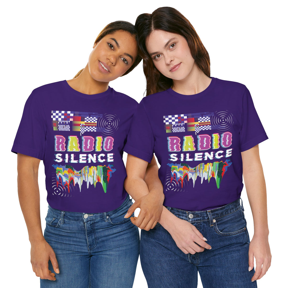 Radio Silence Typography Unisex Jersey Tee