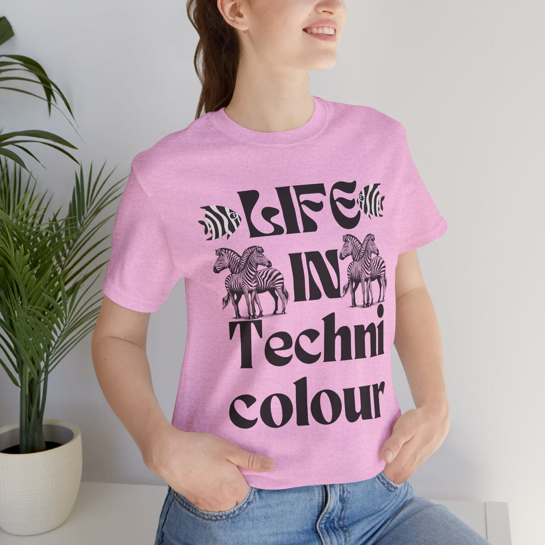 Life In Colour Typography Unisex Jersey Tee