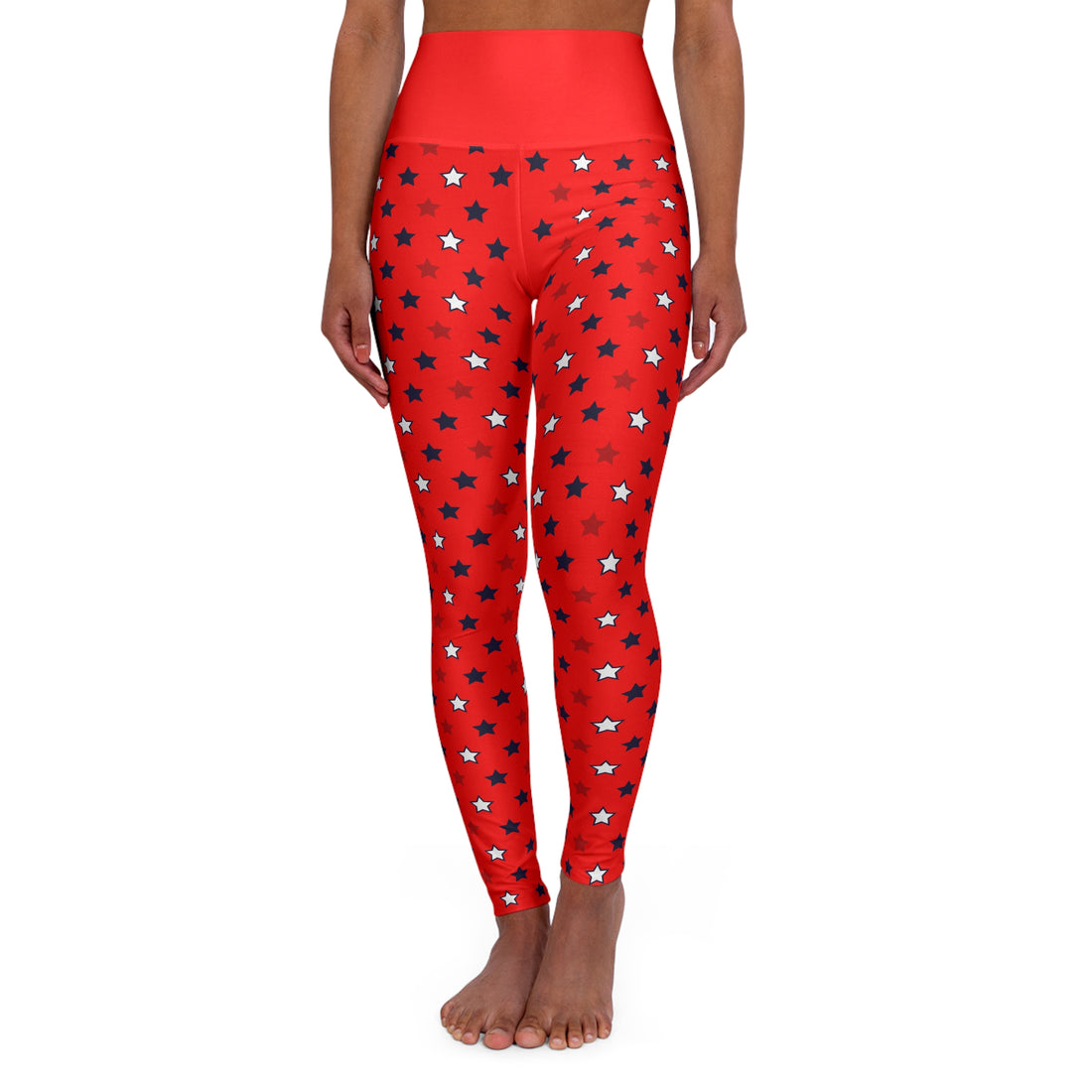 Red Stargirl Yoga Leggings