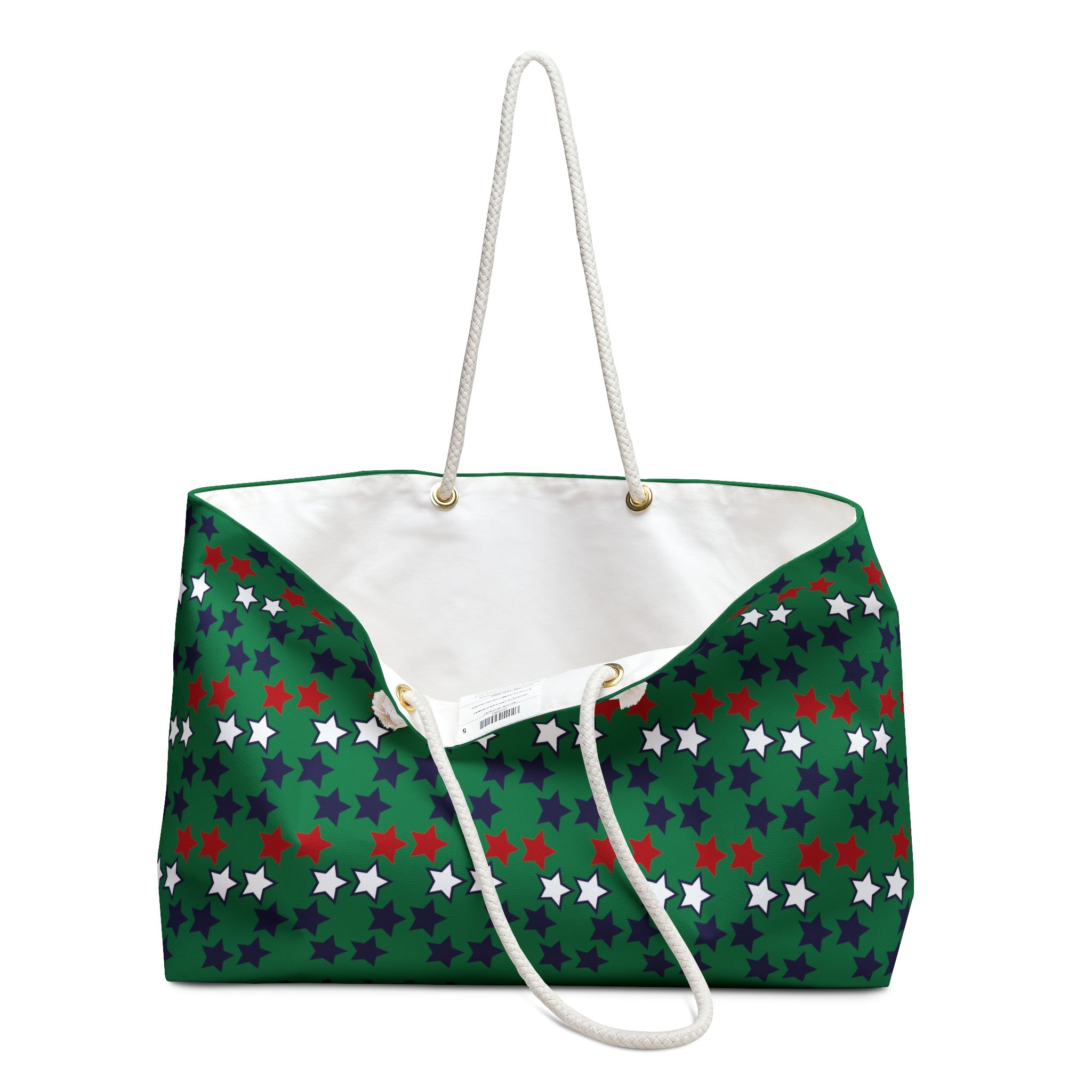 Emerald Starry Weekender Tote Bag