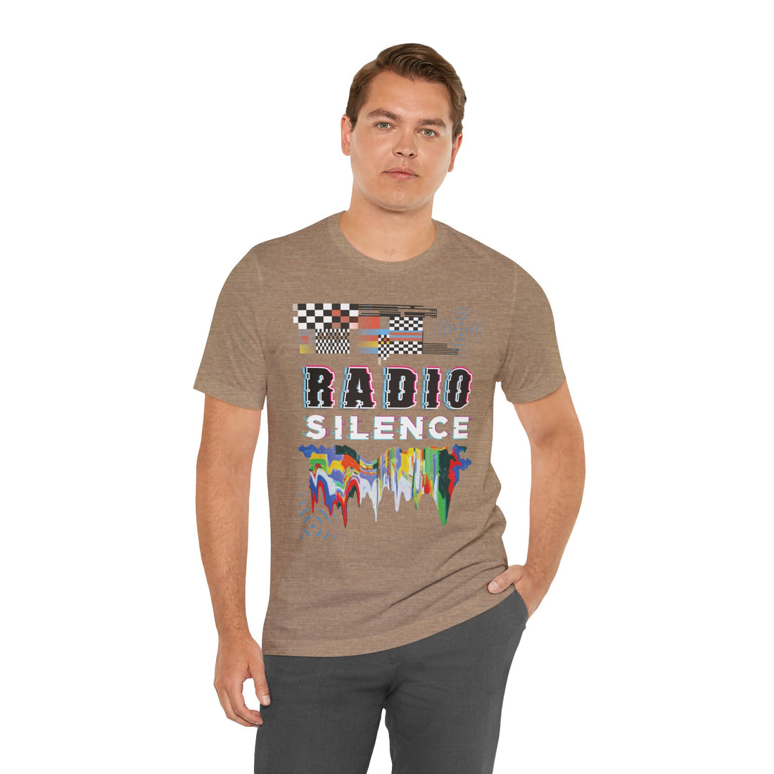 Radio Silence Typography Unisex Jersey Tee