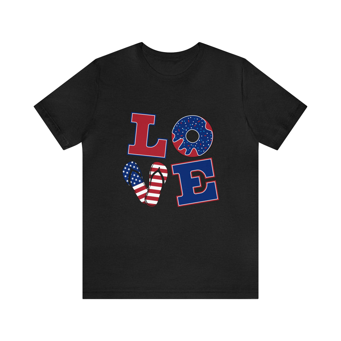 Unisex Jersey American Love Tee